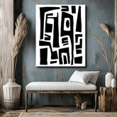 Painting by Numbers Elongated modern and abstract shapes